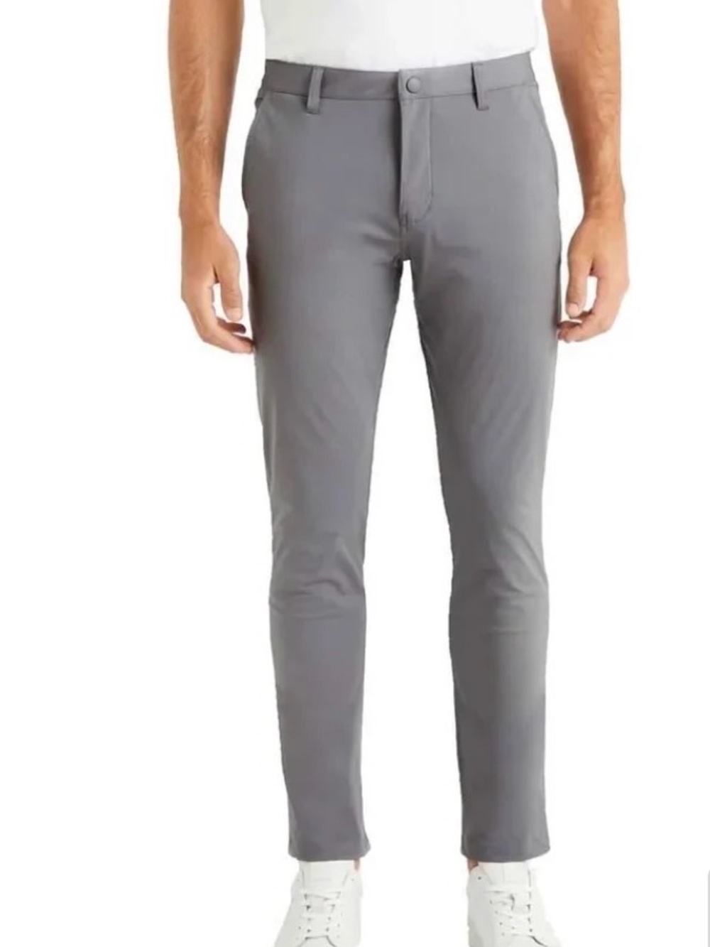 RHONE Slim Stretch Chinos - Gray